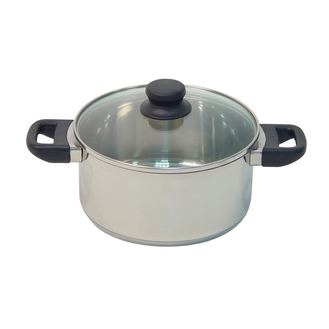 Axentia 221002 Bratentopf Elsass Edelstahl, 20 cm, 2.6 L Ø 20 cm, Ø 20 cm