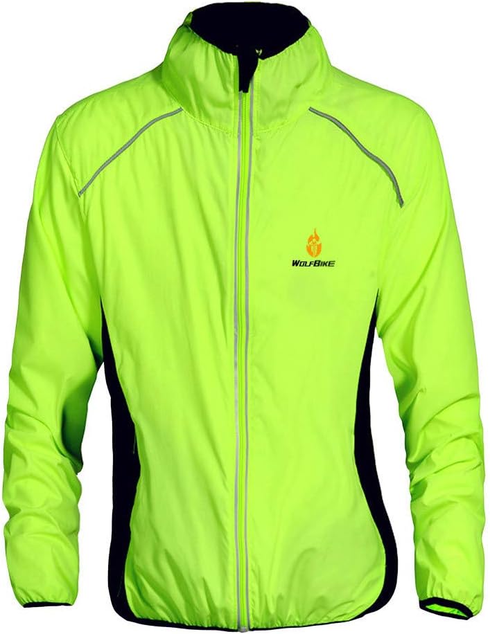 WOSAWE Herren-Fahrradjacke Winddichte wasserdichte MTB Mountainbike Jacket Für Radfahren, Joggen & W