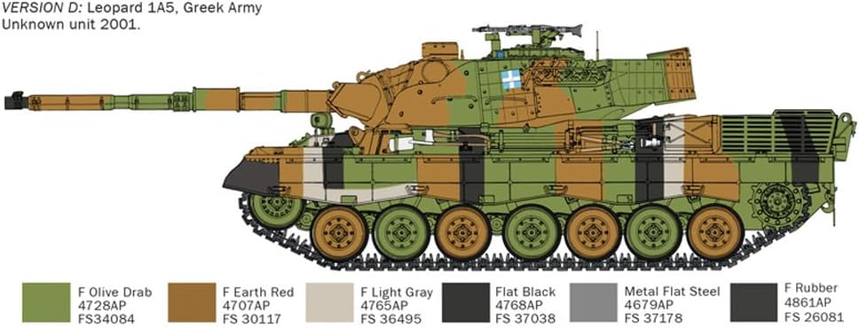 Italeri 510006481-1:35 Leopard 1 A5