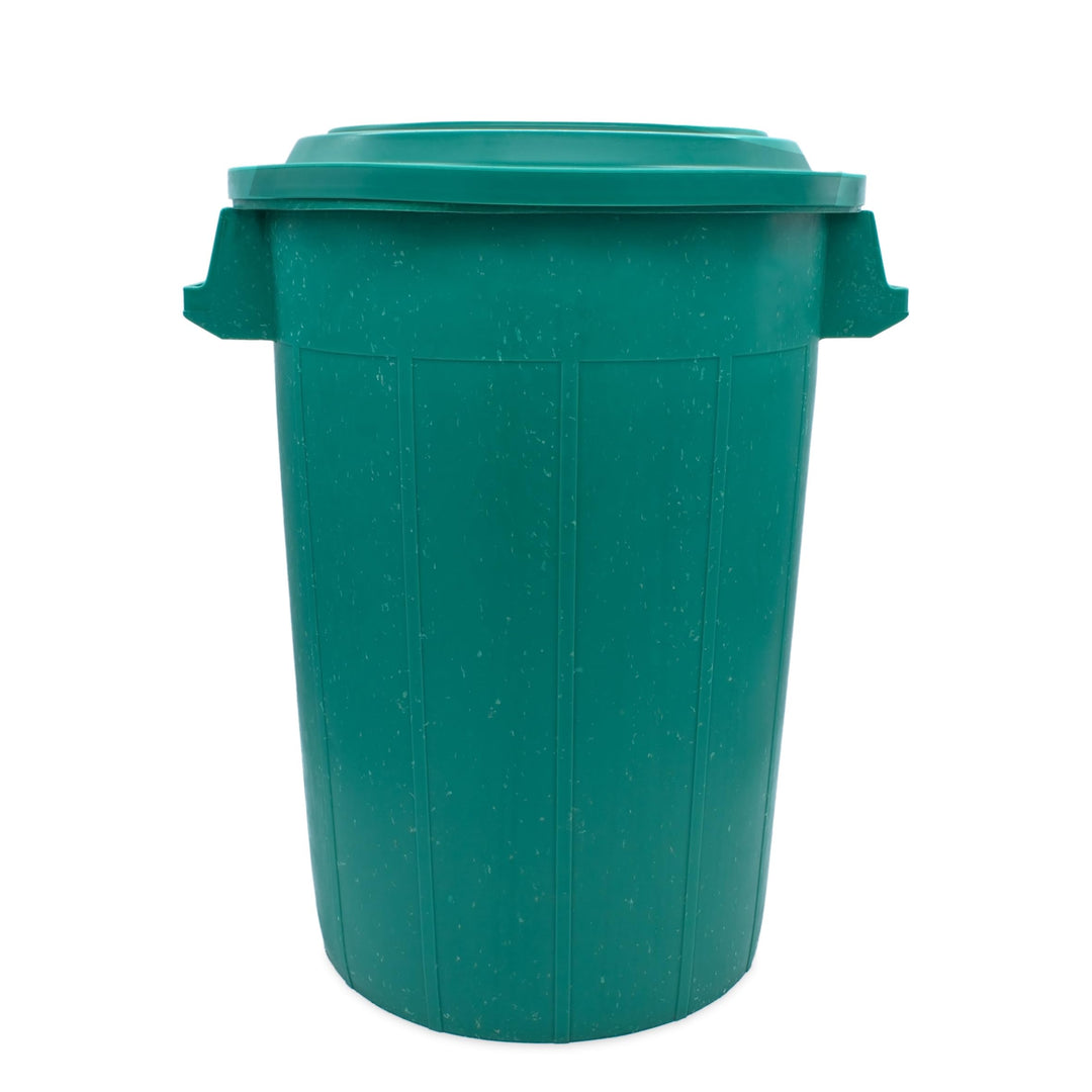 Spetebo Universaltonne 70 Liter mit Deckel und 2 Tragegriffen in grün