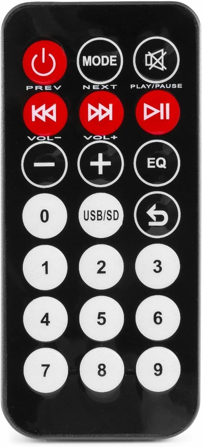 Power Dynamics BT20 Mini Verstärker mit Bluetooth - 60Watt, Klasse-D Amplifier, kompakter Bluetooth