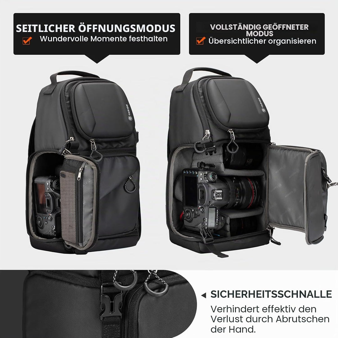 TARION Kameratasche Sling Kamera Schultertasche Umhängetasche Wasserdicht Fotorucksack Spiegelreflex