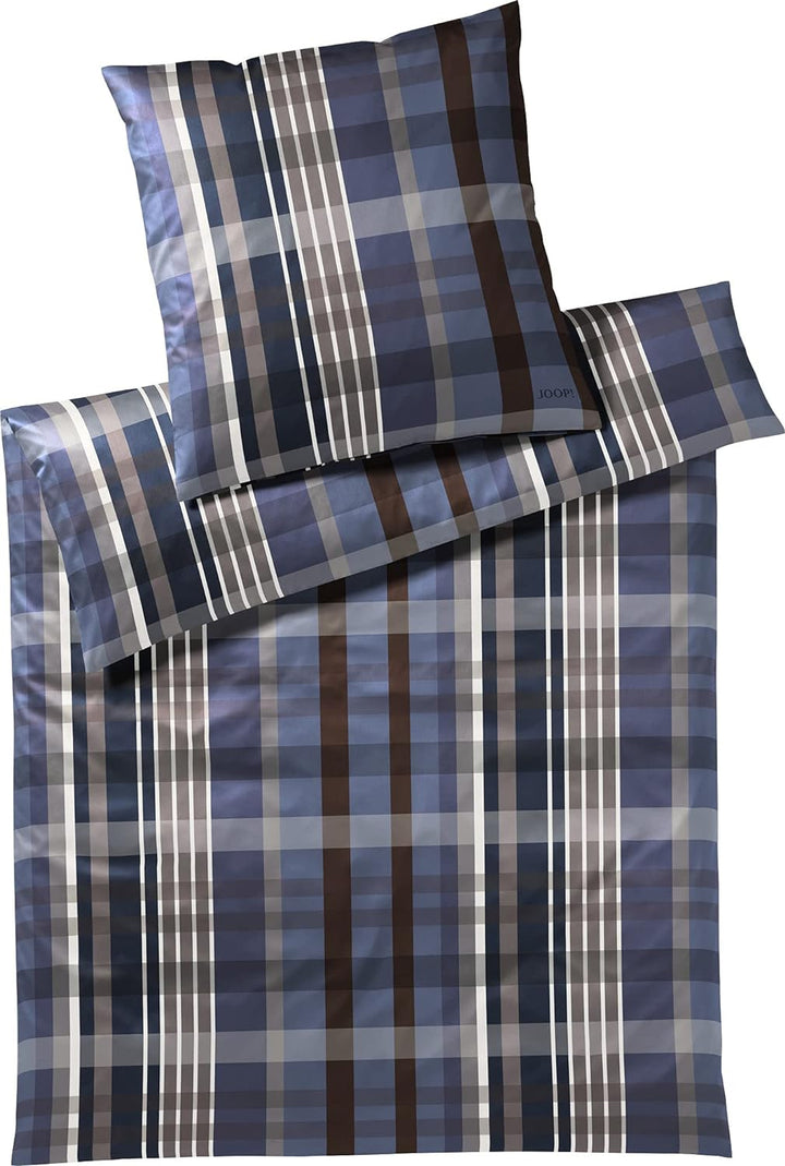 JOOP! Bettwäsche Checks 4098 | 2 Ocean - 155 x 220