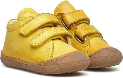 NATURINO Cocoon VL-Lauflernschuhe aus Leder 17 EU Gelb, 17 EU Gelb