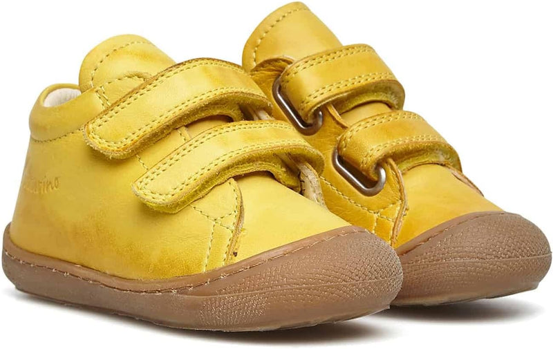 NATURINO Cocoon VL-Lauflernschuhe aus Leder 17 EU Gelb, 17 EU Gelb