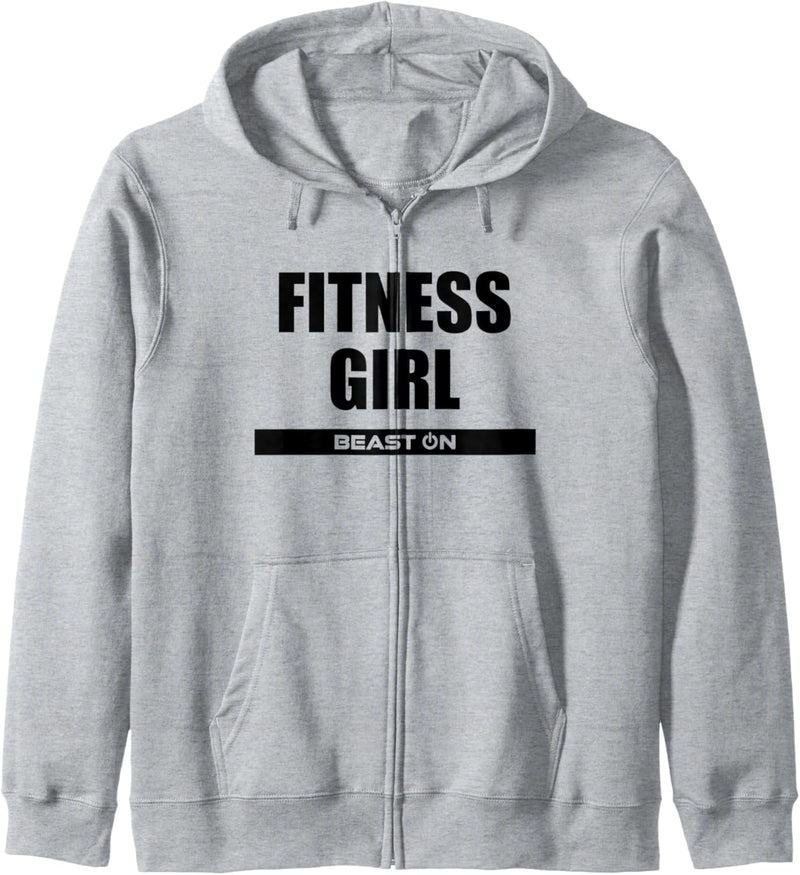 Fitness Girl Fitness Gym Motivation Sprüche Bodybuilding Kapuzenjacke