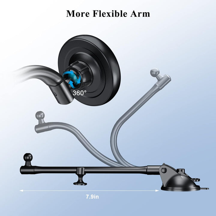 MAGJIEYX für MagSafe Autohalterung Ladegerät, 15W Magnet Auto Handyhalter mit Ladefunktion für iPhon