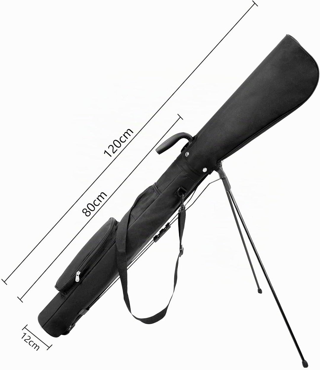 OUUTMEE 8-9 golftasche, Schlägerkoffer, Golf-Selbstständer, Schlägerkoffer und grosse Tasche, ultral