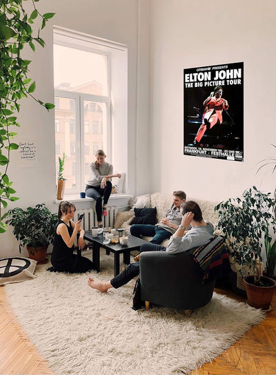 Elton John - The Big Picture, Frankfurt 1998 » Konzertplakat/Premium Poster | Live Konzert Veranstal