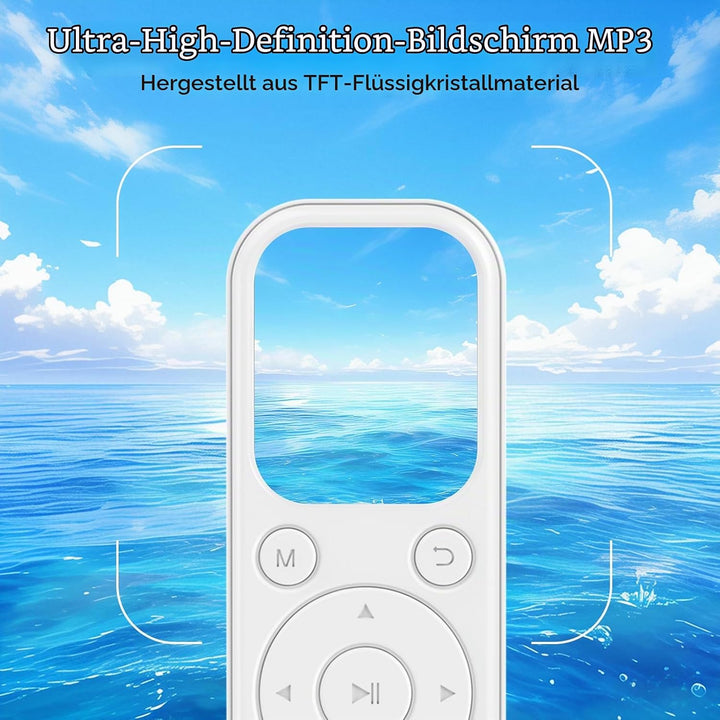 Olycism 64 GB MP3 Player mit Bluetooth 5.3 tragbarer Musik-Player mit HiFi-Klangqualität und FM-Radi