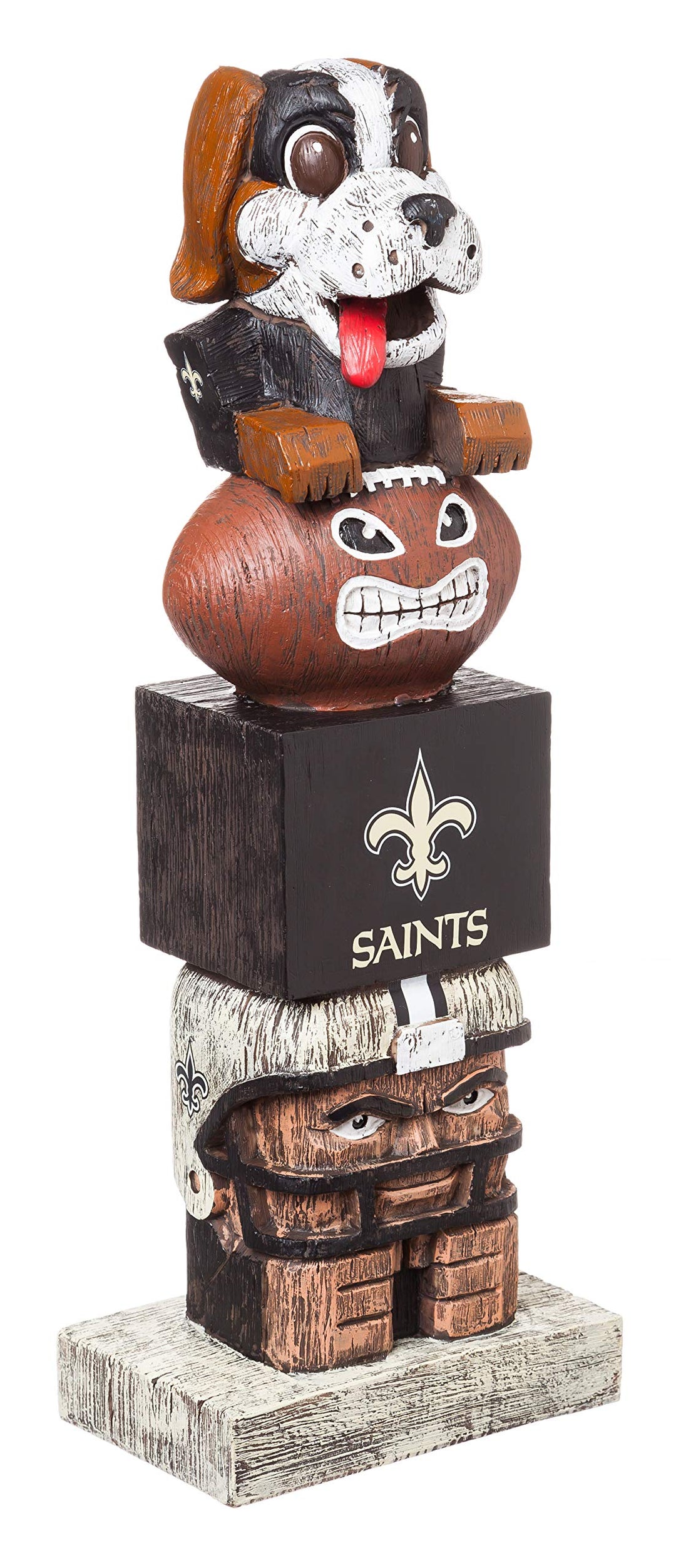Team Sports America NFL Unisex NFL Tiki Totem New Orleans Saints 41 cm New Orleans Saints, New Orlea