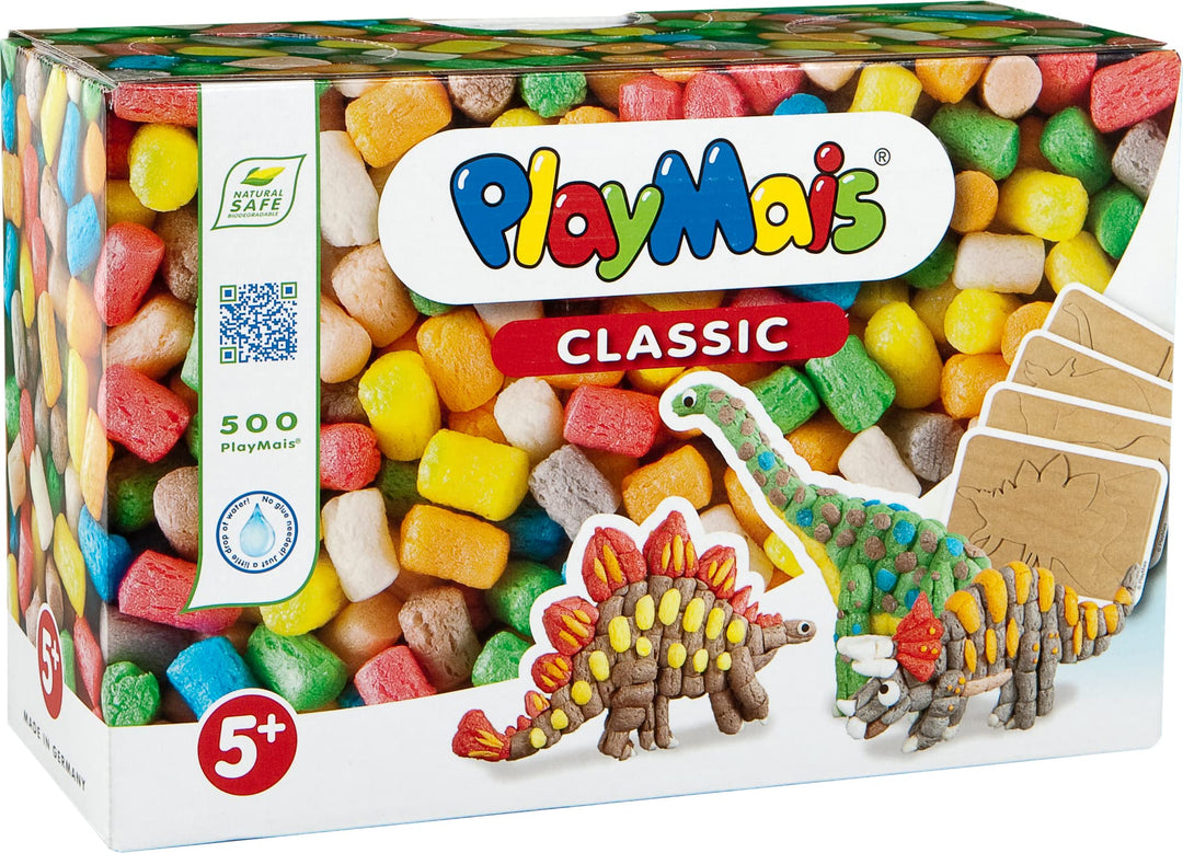 Playmais FUN TO PLAY Dinosaur für Kinder ab 3 Jahren | Motorik-Spielzeug mit 550 Stück, Vorlagen & A