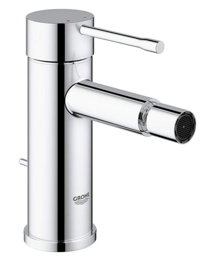 GROHE Essence New - Einhand-Bidetbatterie (Bedienungshebel aus Metall, mit Temperaturbegrenzer, Kuge