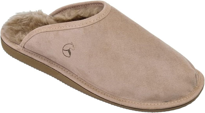 ESTRO Lammfell Hausschuhe Herren Pantoffeln Leder - Warm Lammfellhausschuhe Sheepskin Slippers Warme