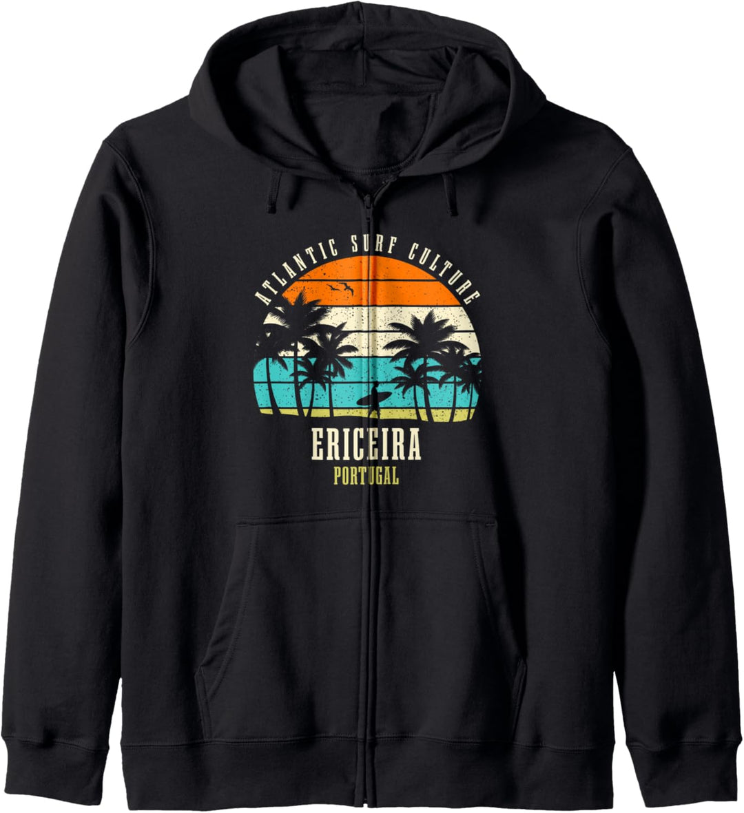 Surfen Ericeira Portugal, Atlantic Surf Culture Kapuzenjacke