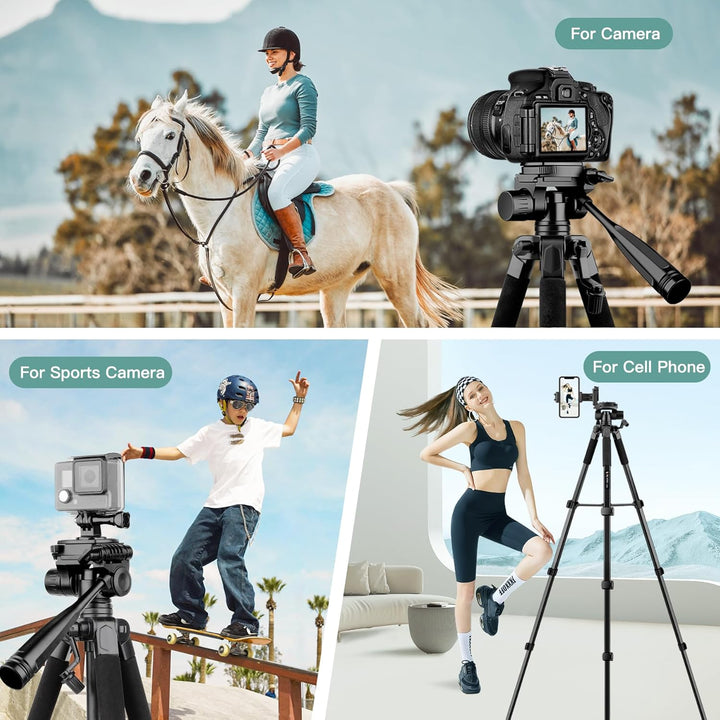 Victiv 2024 Upgrade Kamera Stativ, 172cm Verstellbares Camera Tripod, mehr Stabilität und Komfort, A