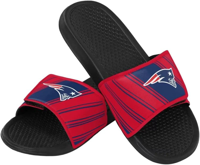 Fanatics Foco NFL Team Legacy Slides Badelatschen 44-45 New England Patriots, 44-45 New England Patr