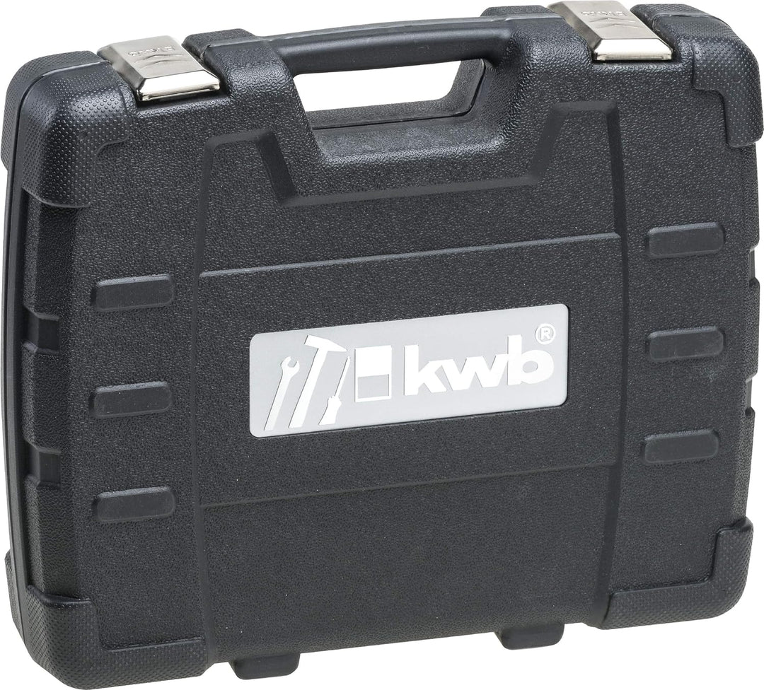 kwb Werkzeug-Koffer inkl. Schrauber-Bits, 42-teilig, gefüllt, robust und hochwertig, ideal für den H