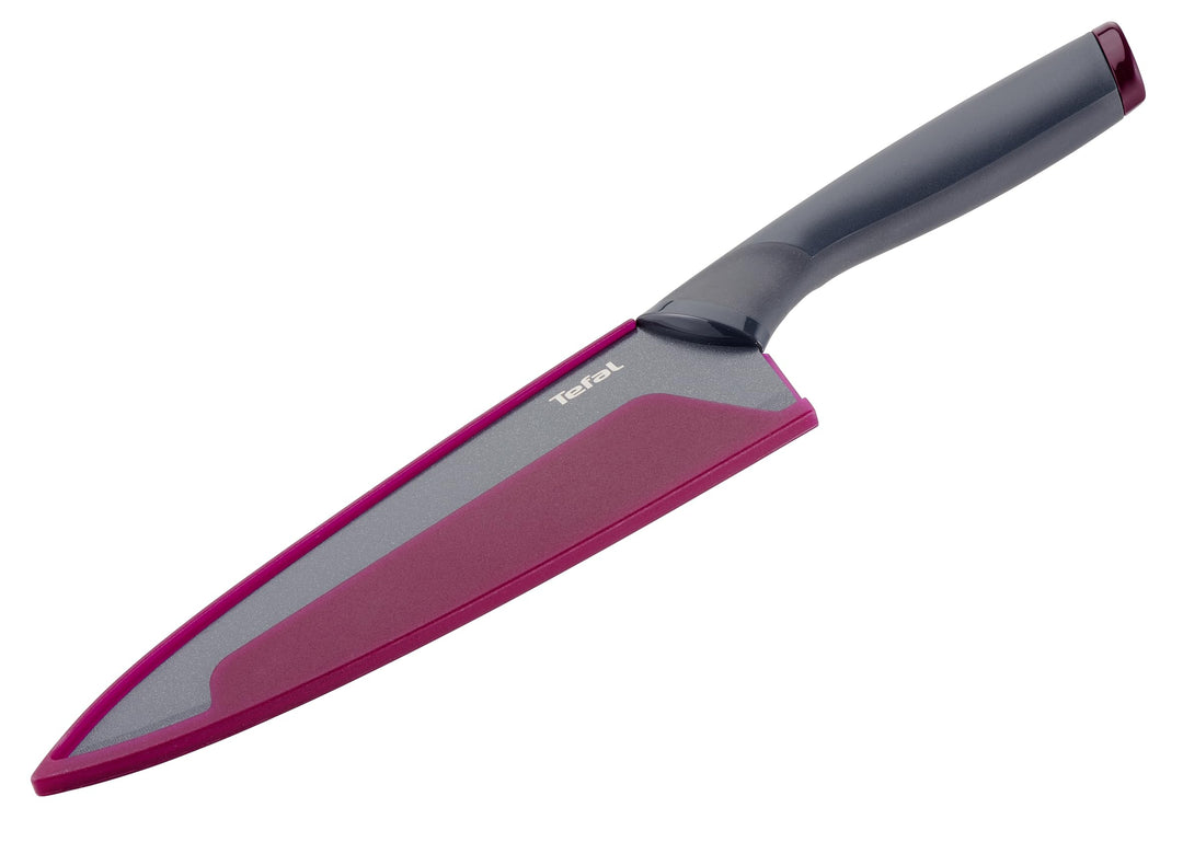 Tefal K12202 Fresh Kitchen Kochmesser 20 cm | Klinge aus Edelstahl mit titanverstärkter Antihaftbesc