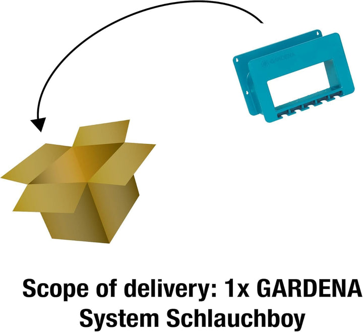 Gardena System-Schlauchboy: Gartenschlauch-Halterung für die Wand, platzsparende Aufbewahrung für Ga