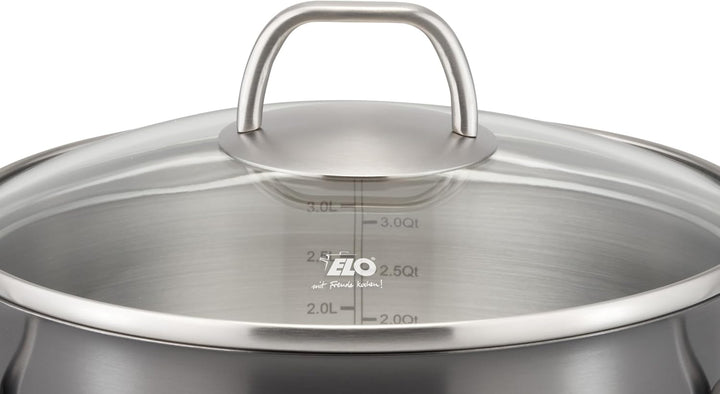 ELO – Twice Select Set 4-teilig, Edelstahl, mit schwarzer PVD Oberflächenveredelung, Volumenskala, e