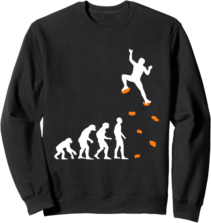Kletter Evolution Kletterwand Klettern Bouldern Sweatshirt