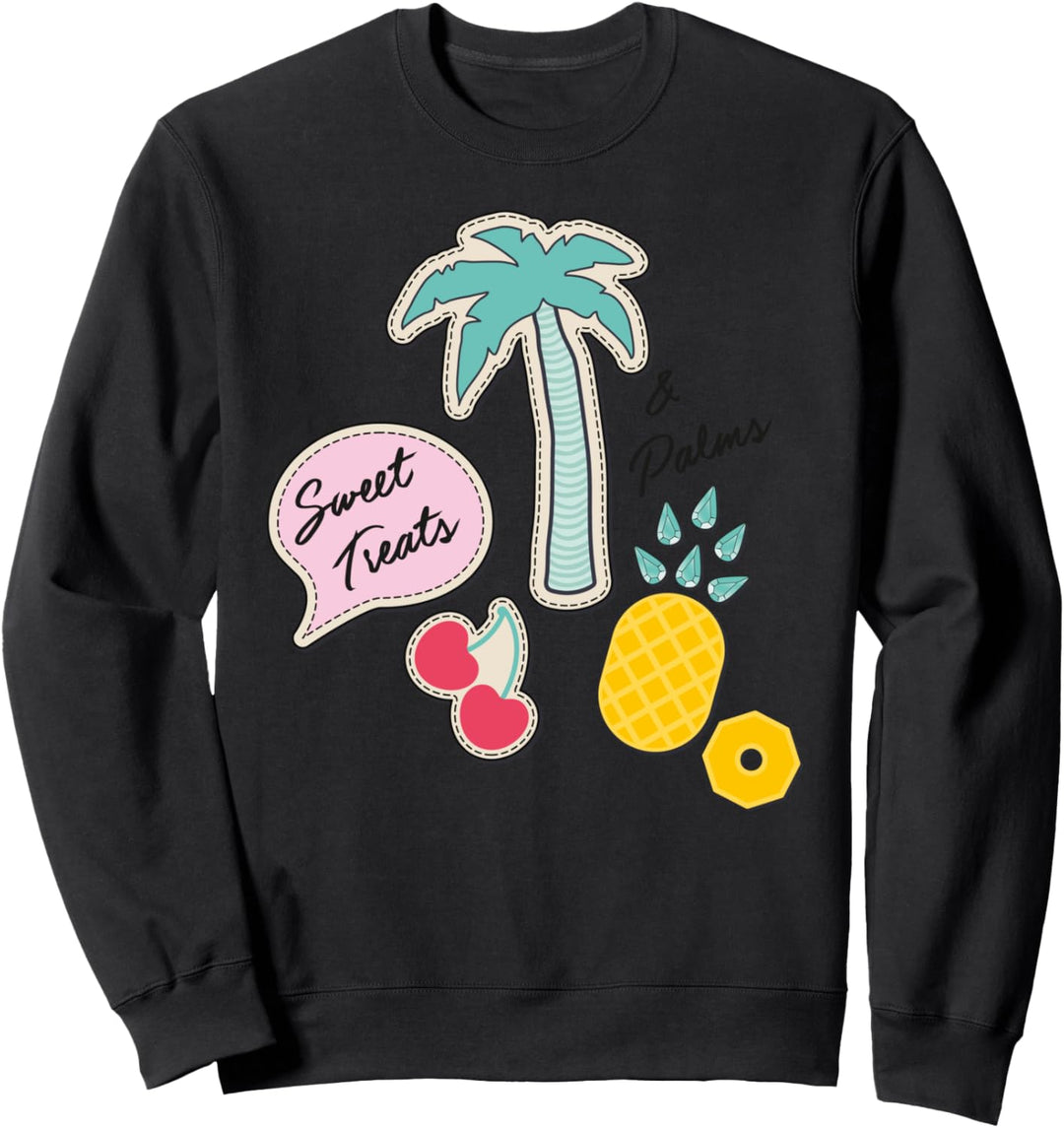 Kawaii Früchte Süssigkeiten Palme Sommer Urlaub Ferien 80er Sweatshirt