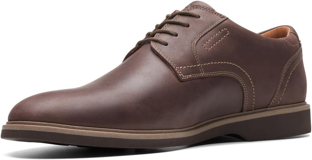Clarks Damen Malwood-spitzeOxford 41.5 EU Dunkelbraunes Leder, 41.5 EU Dunkelbraunes Leder