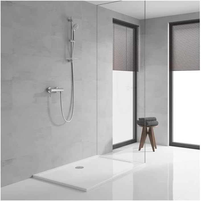 GROHE Essence - Einhand- Brausebatterie (Wandmontage, integrierter Rückflussverhinderer, langlebige
