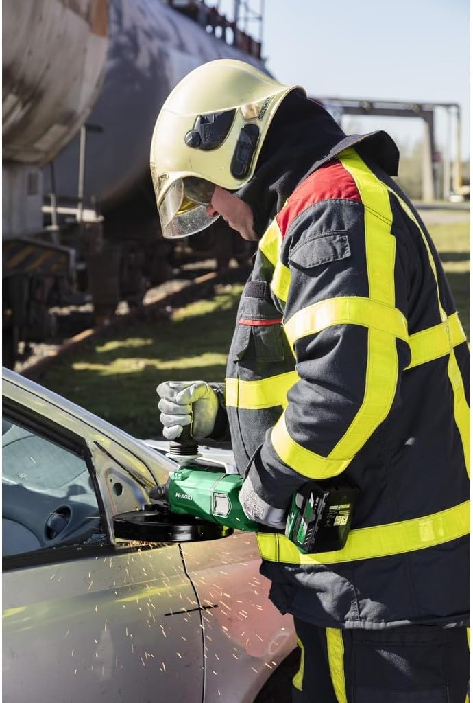 HIKOKI Akku Winkelschleifer G3623DA Basic (ohne Akkus, ohne Ladegerät, 36 Volt, Schleifscheiben-Ø 23
