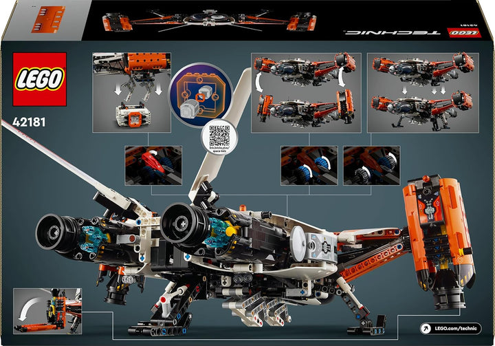 LEGO Technic VTOL-Schwerlastraumfrachter LT81, Space Bauset, Weltraum-Spielzeug, Raumschiff, Spielse