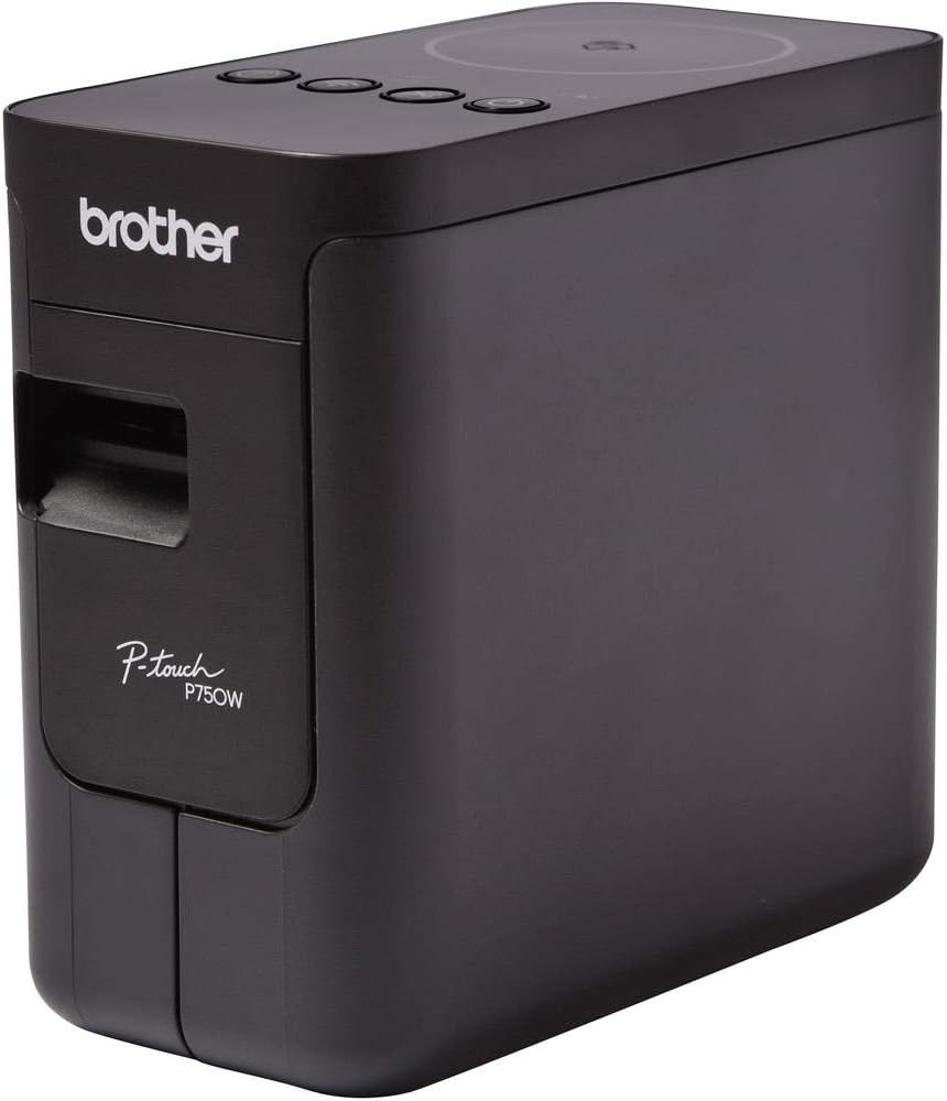 Brother PT-P750W Beschriftungsgerät für den PC inklusive WLAN und NFC (für 3,5 bis 24 mm breite TZe-