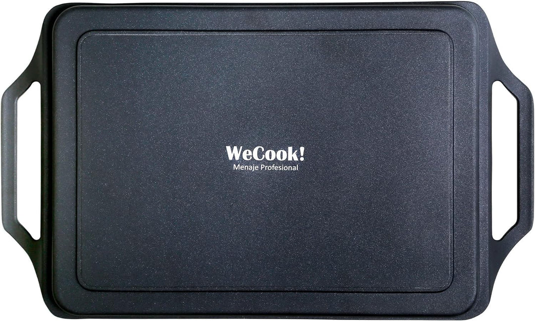 WECOOK! Ecostone Grillplatte, Induktion Griddle-Pfanne 37 X 25 cm, Aluminiumguss, Antihaftbeschichtu