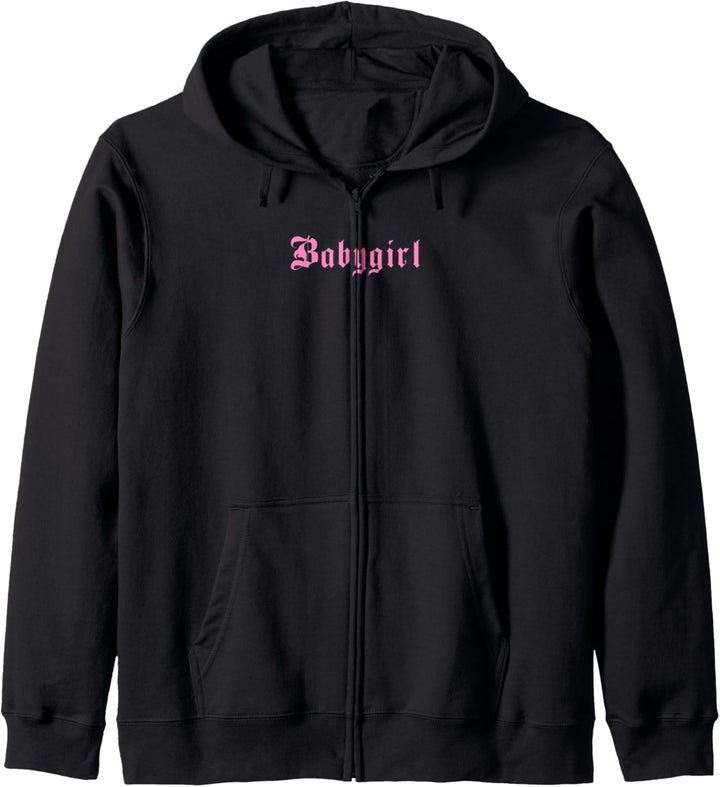 Babygirl Pink - Grunge Aesthetic EGirl Soft Grunge Kapuzenjacke