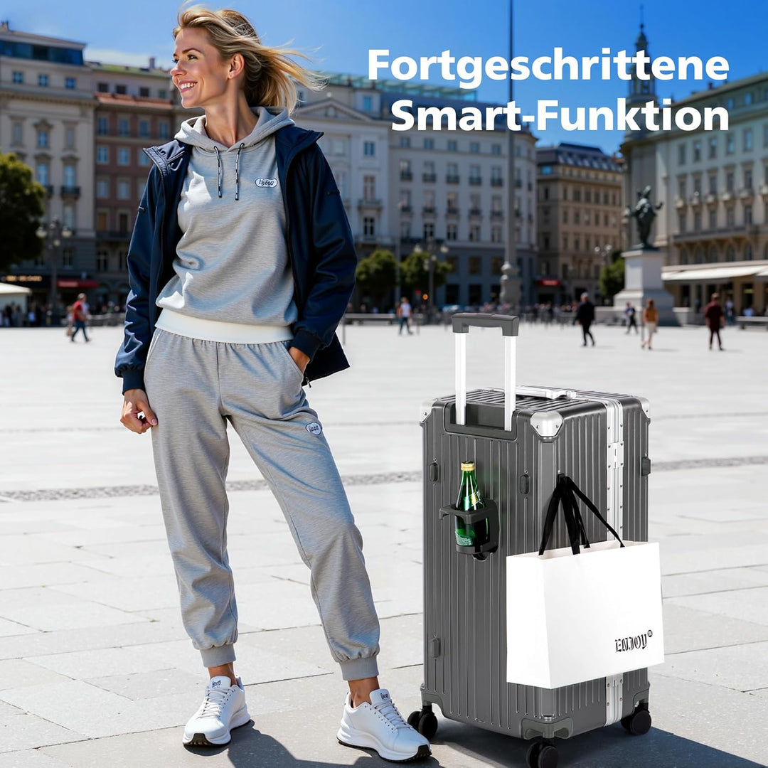 ALPHA CAMP Koffer Grösse XXL Reisekoffer Leicht Hartschalenkoffer Polycarbonat 105L Luggage Suitcase
