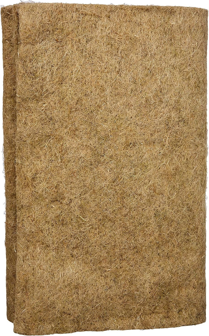 Nobby Hanfmatte für Hamster Nager, 100 x 40 x 1 cm, 1 Stück (Packung mit 2) braun L 100 x B 40 x H 1