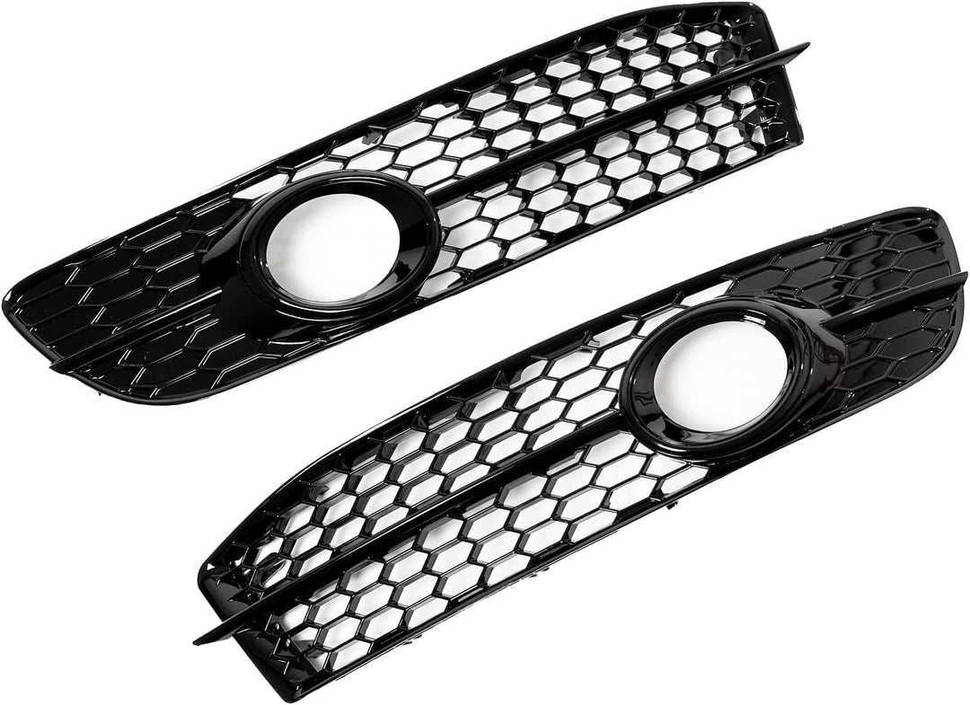 Waben- Lüftungsgitter für Stossstange/Nebelscheinwerfer Schwarz