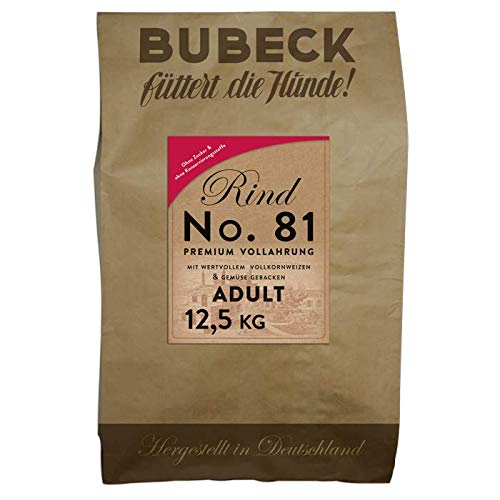 Bubeck | Hunde Trockenfutter Verschiedene Sorten | mit Lamm, Wild, Rind, Truthahn und Ente gebackene