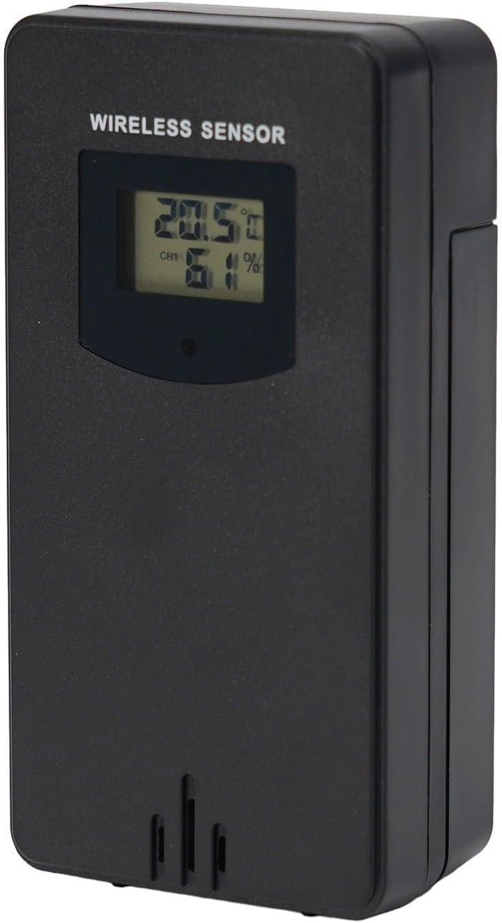 Kabelloser Fernsensor für FanJu 3378 Wetterstation, kabelloser Aussensensor Innensender, 60 Meter Üb