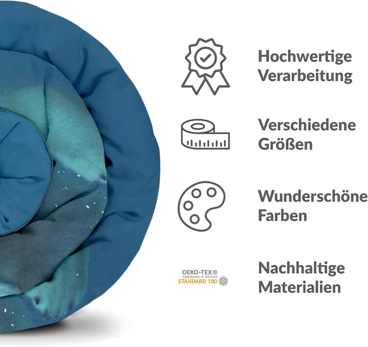 Gravity Gewichtsdecke Bezug - Schlaufen Bezugssystem mit Reissverschluss Baumwolle Deckenbezug für E