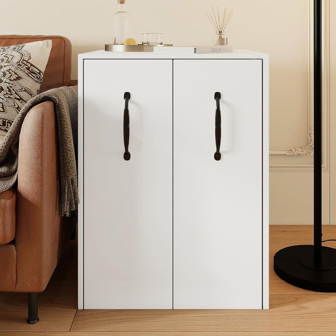 Aktenschrank auf Rollen 52x50x75 cm – Büro Rollcontainer mit Fächern & Schublade, aus Holz, flexibel