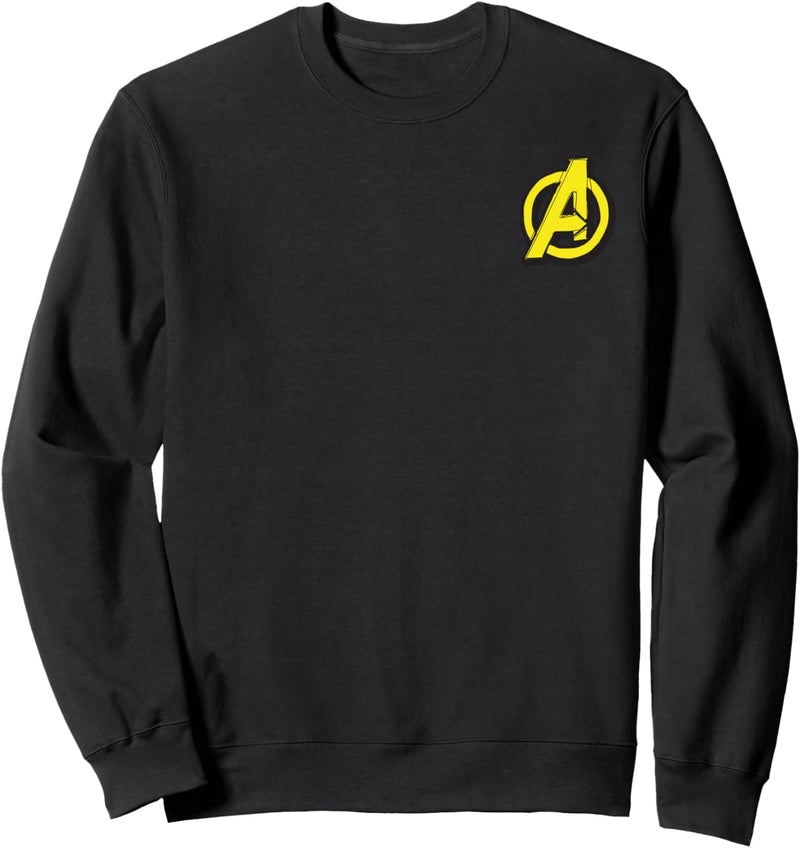 Marvel Avengers Yellow Block Logo Sweatshirt