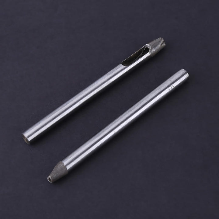 Cikonielf 20 Stück Leder Hohl Locher Leder Punch Set Kohlenstoffstahl Blume Form Leder Handwerk Werk