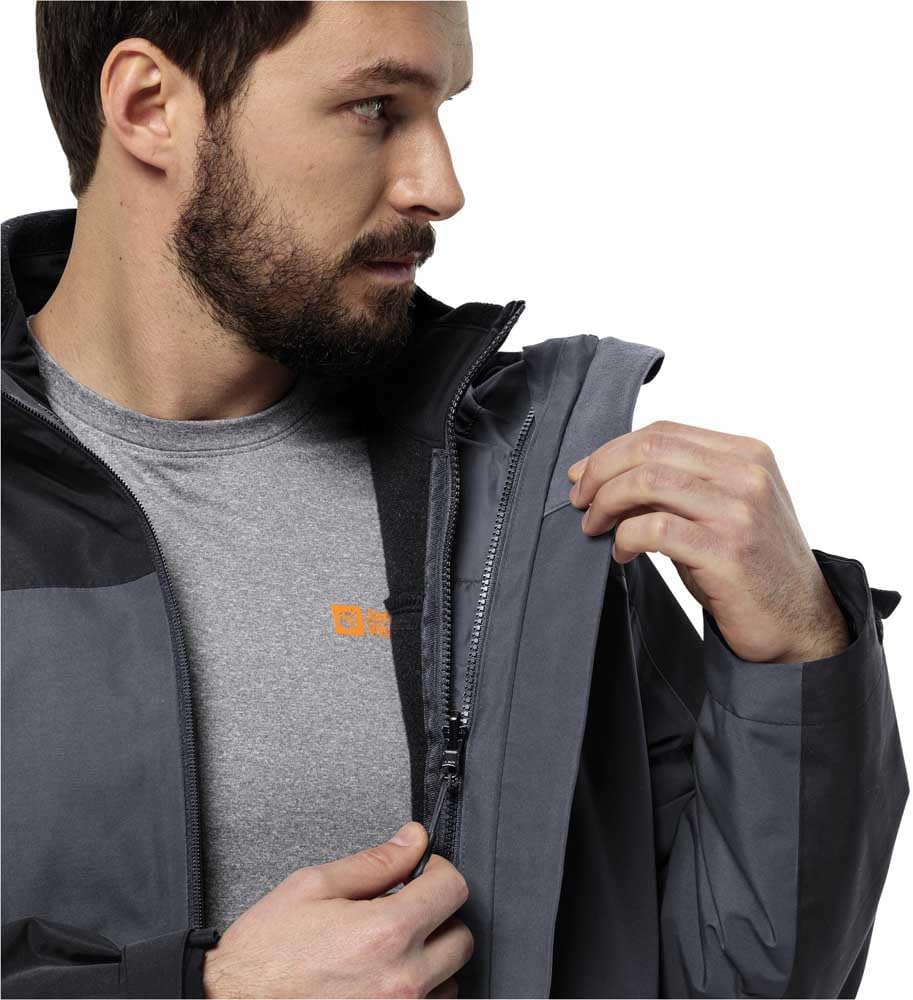 Jack Wolfskin Herren Taubenberg 3in1 Jkt M Jacket (1er Pack), phantom