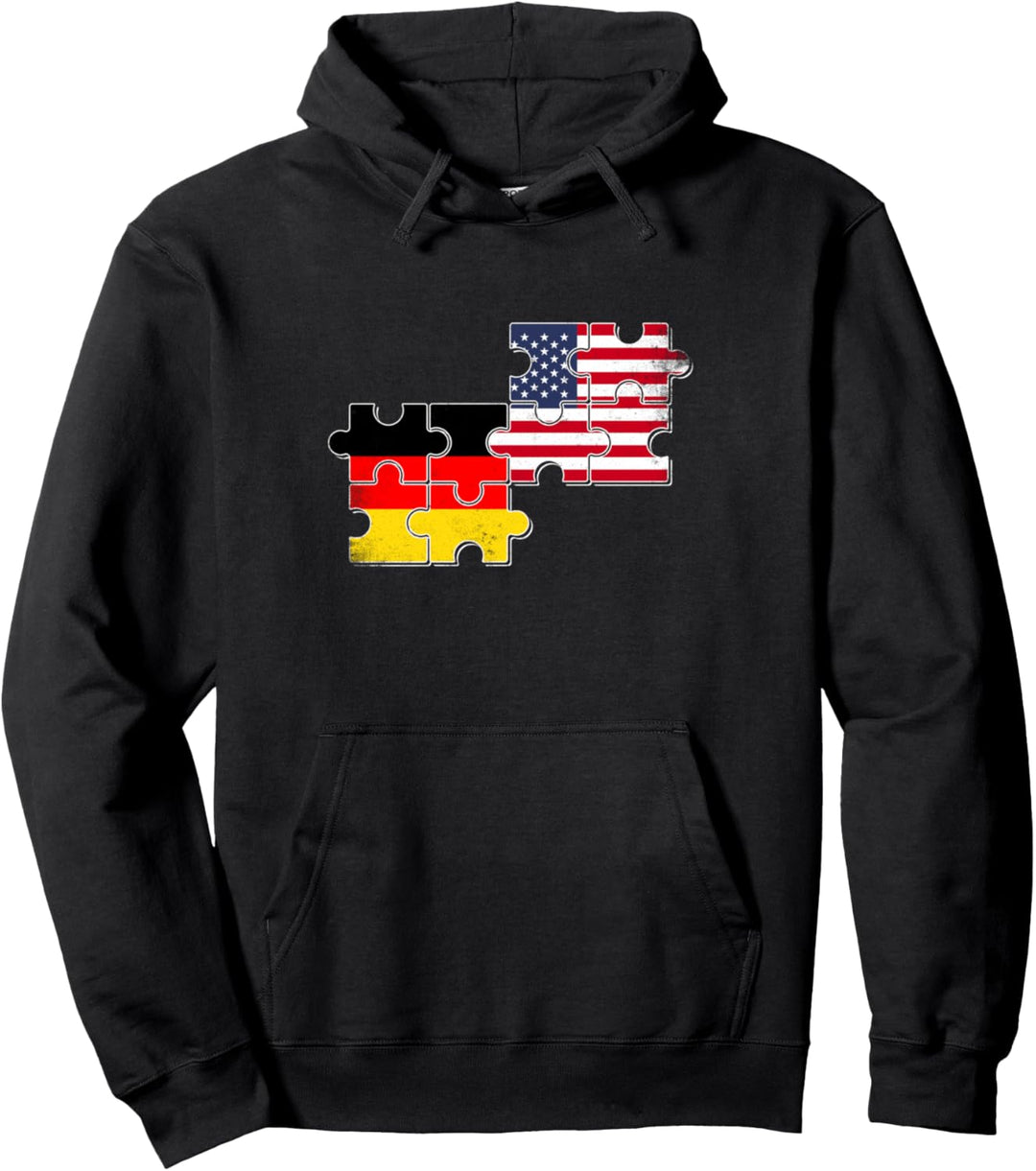 Deutschland USA Flagge Deutsch Amerikaner Pullover Hoodie