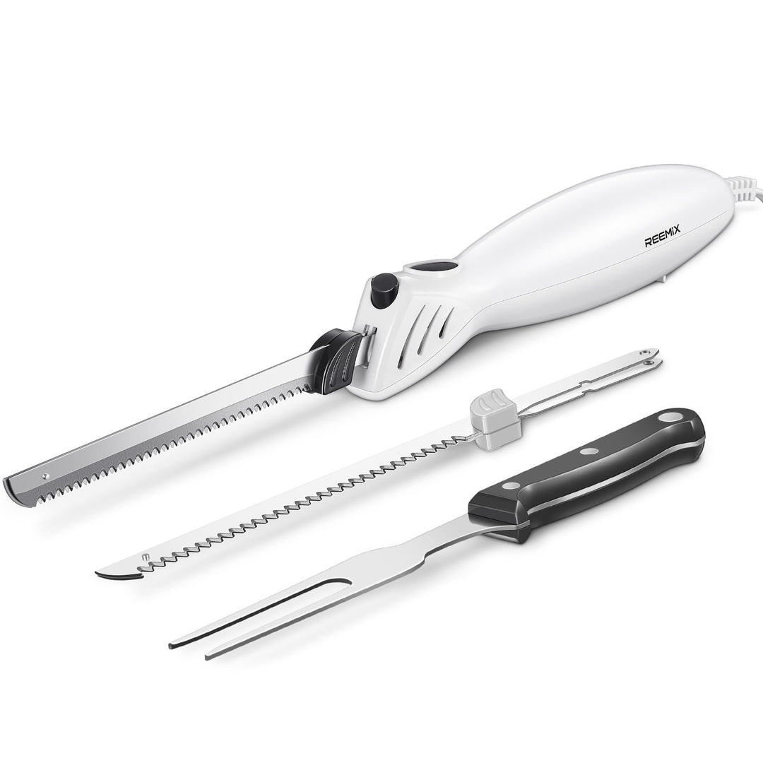 Reemix Elektromesser Küche Elektrisches Messer für Fleisch Küchenmesser Elektrisch für Brot, nutzbar