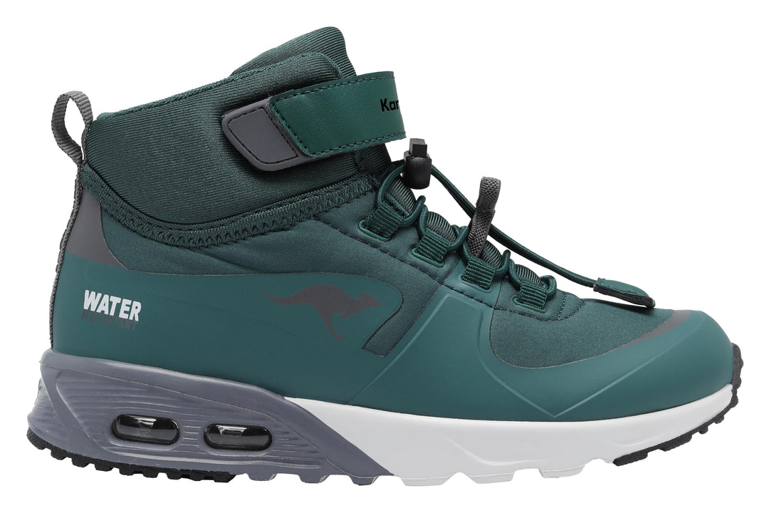 KangaROOS Unisex Kinder Kx-Hydro Sneaker 28 EU Deep Emeraldt Steelgrey, 28 EU Deep Emeraldt Steelgre