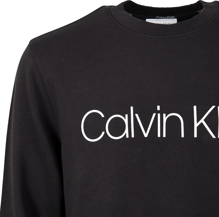 Calvin Klein COTTON LOGO SWEATSHIRT, schwarz(black), Gr. XL