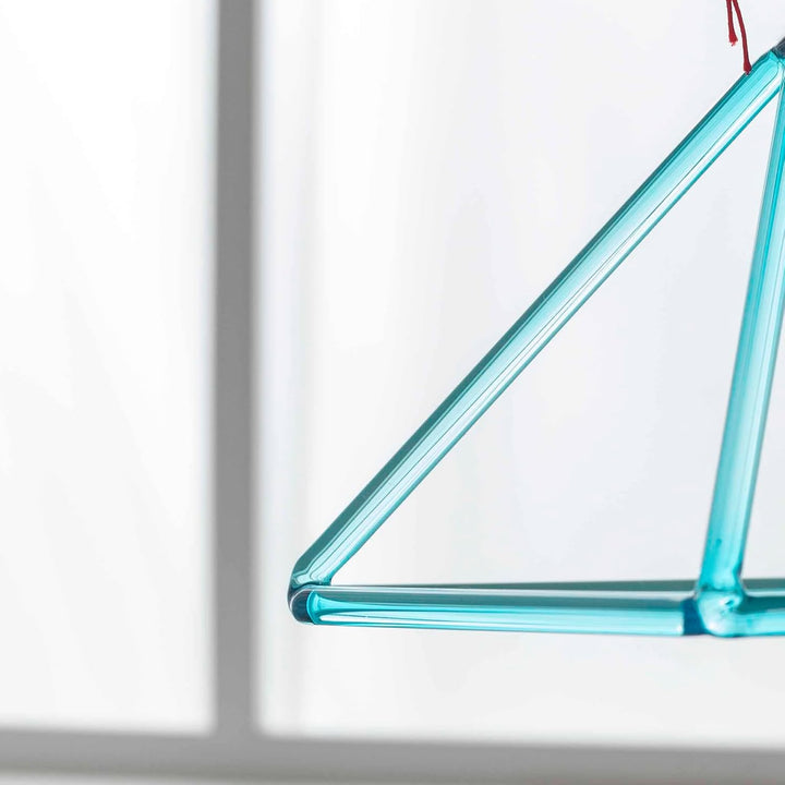Hye-eun Crystal Singing Pyramid,Blaue 8-Zoll-Transparent Quarz Kristall Singen Pyramide aus klarem m