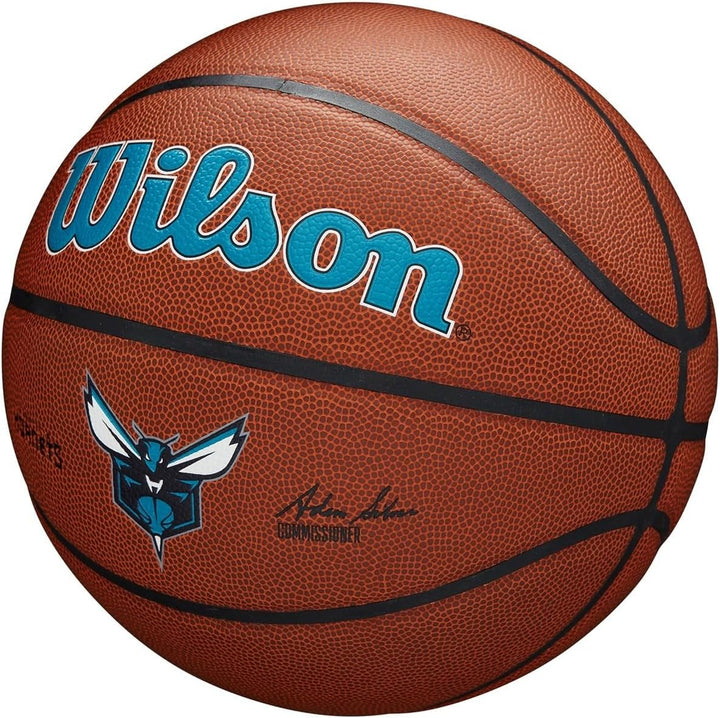 Wilson Unisex-Adult NBA Team Composite Basketball 7 Charlotte Hornets, 7 Charlotte Hornets